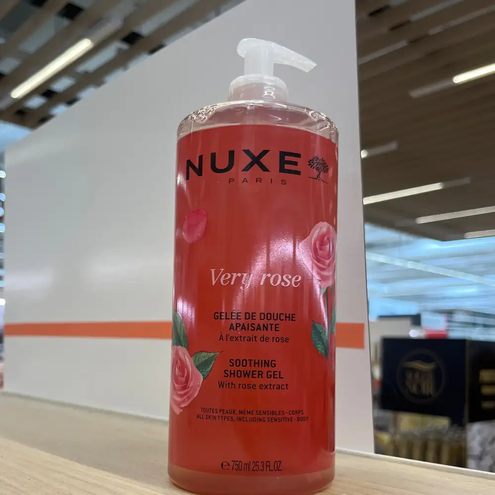 NUXE - Very rose - Gelée de douche apaisante