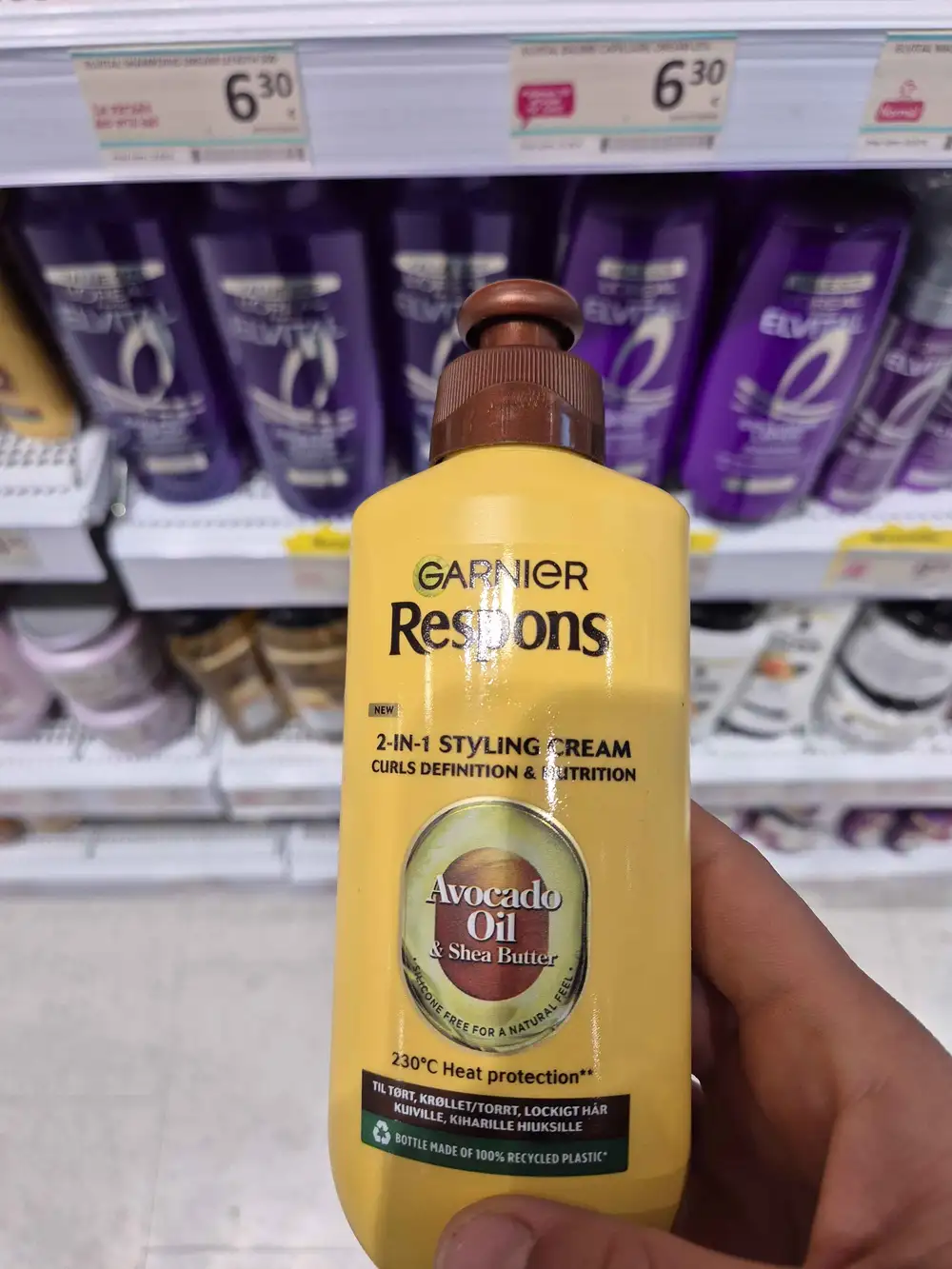 GARNIER - Respons - 2-in-1 Styling cream avocado oil & shea butter
