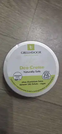 GREENDOOR - Deo creme Naturally safe
