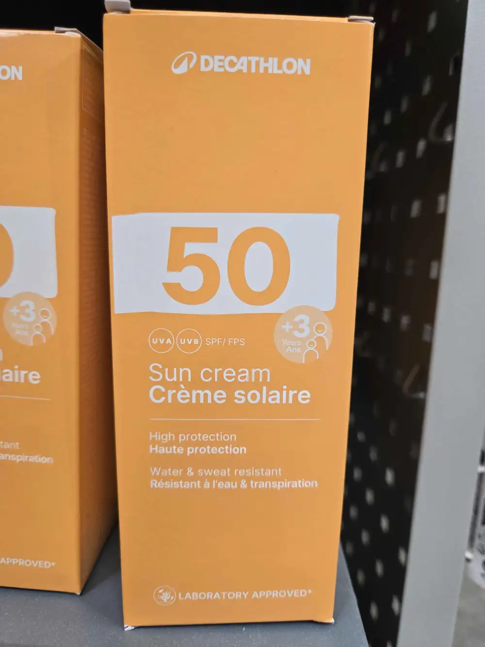 DÉCATHLON - Creme solaire SPF 50 + 