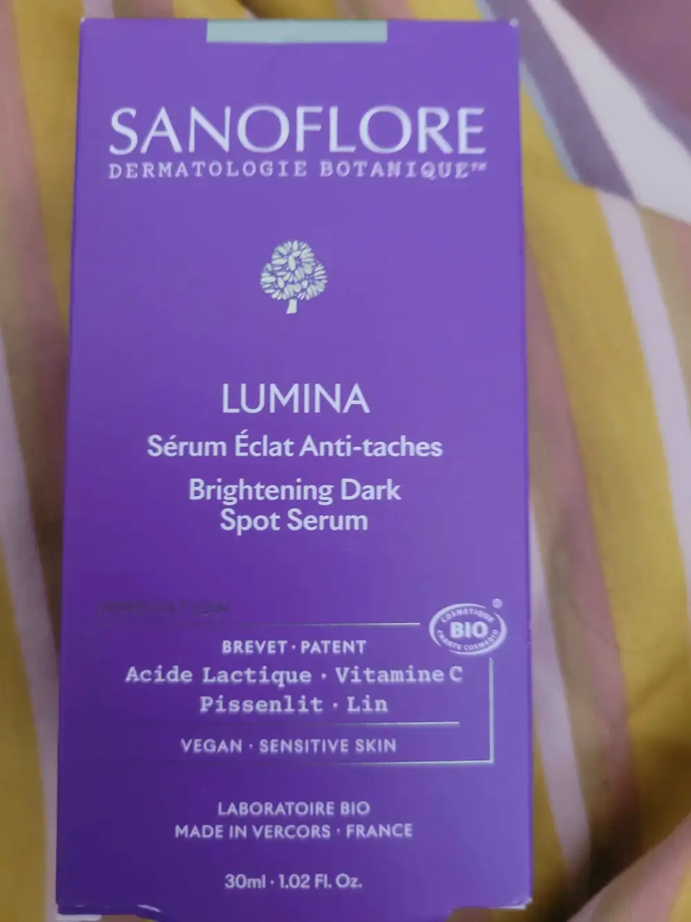 SANOFLORE - Lumina - Sérum éclat anti-tâches