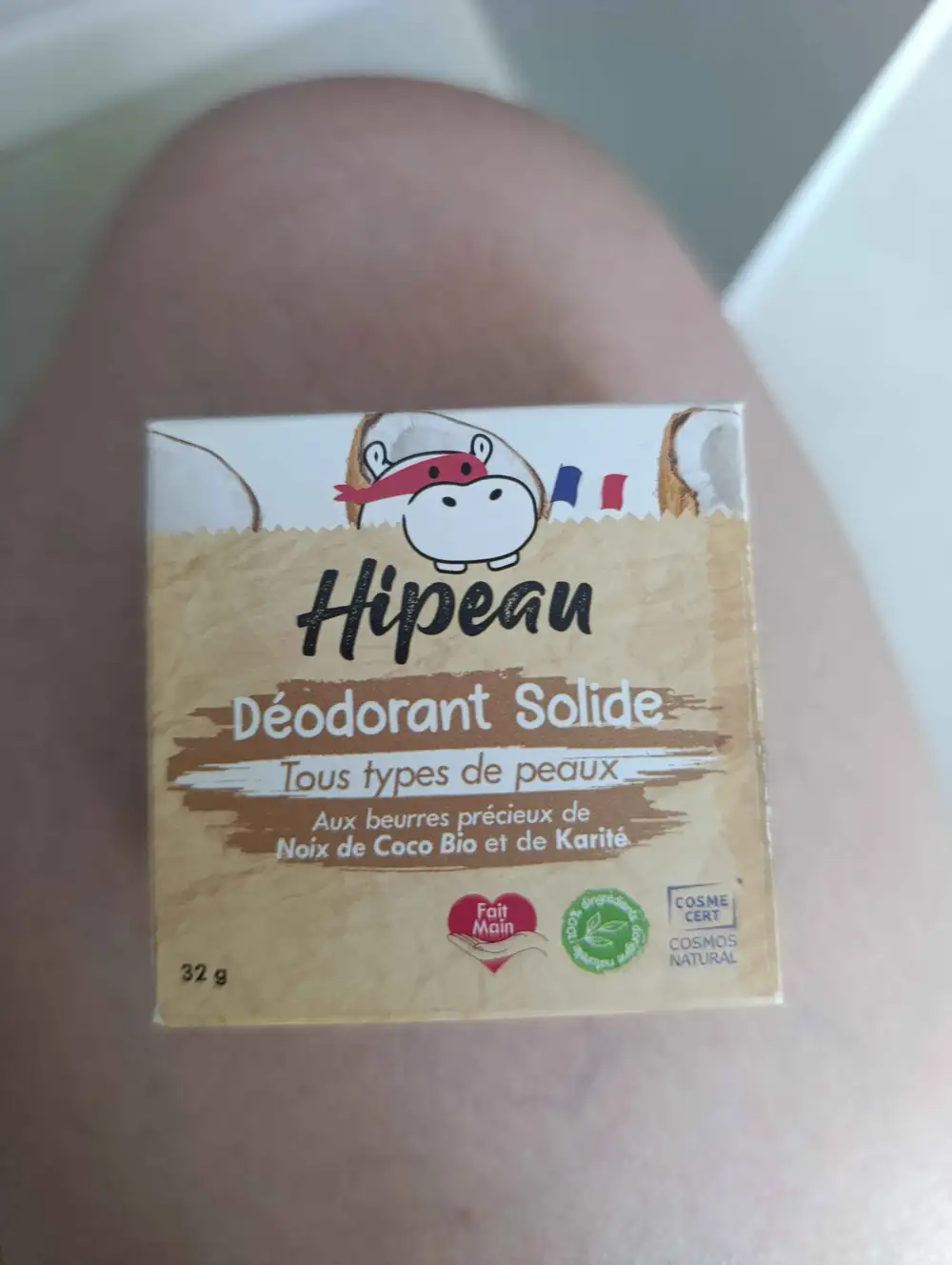 HIPEAU - Déodorant solide tous types de peaux