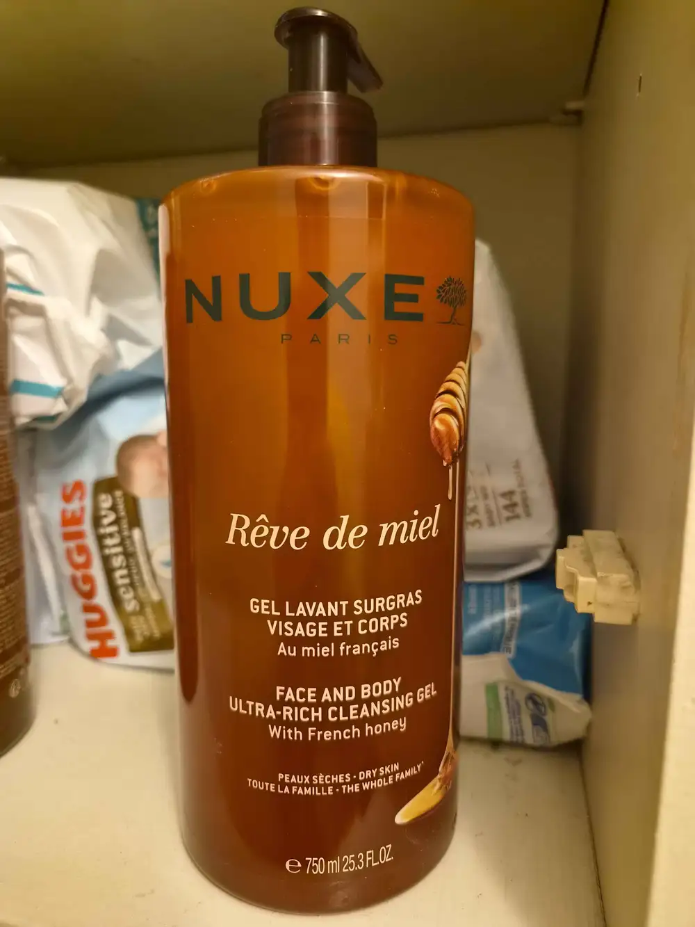 NUXE - Rêve de miel - Gel lavant surgras visage et corps