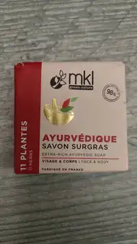 MKL GREEN NATURE - Savon surgras ayurvédique 11 plantes