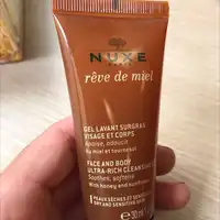 NUXE - Rêve de miel - Gel lavant surgras visage et corps