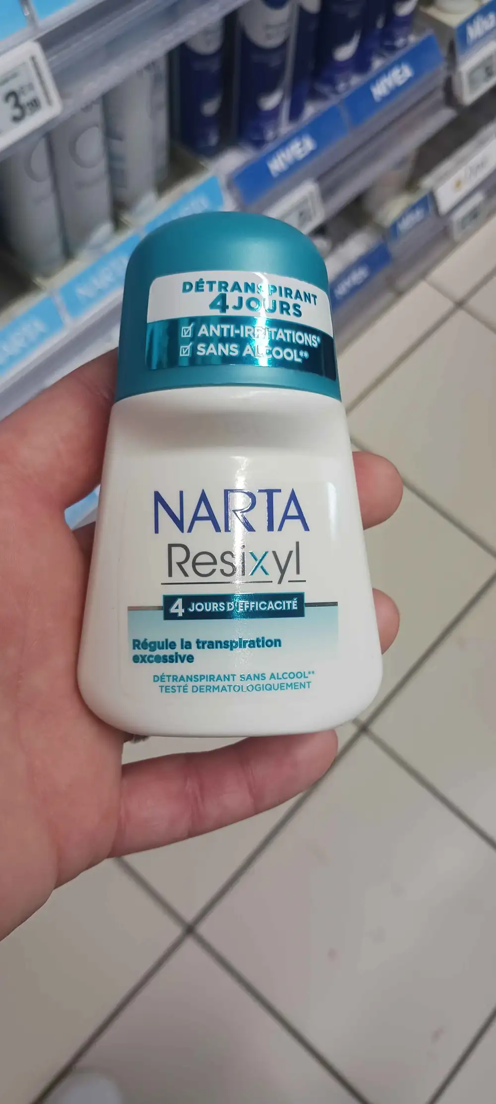 NARTA - Resixyl - Détranspirant 4 jours
