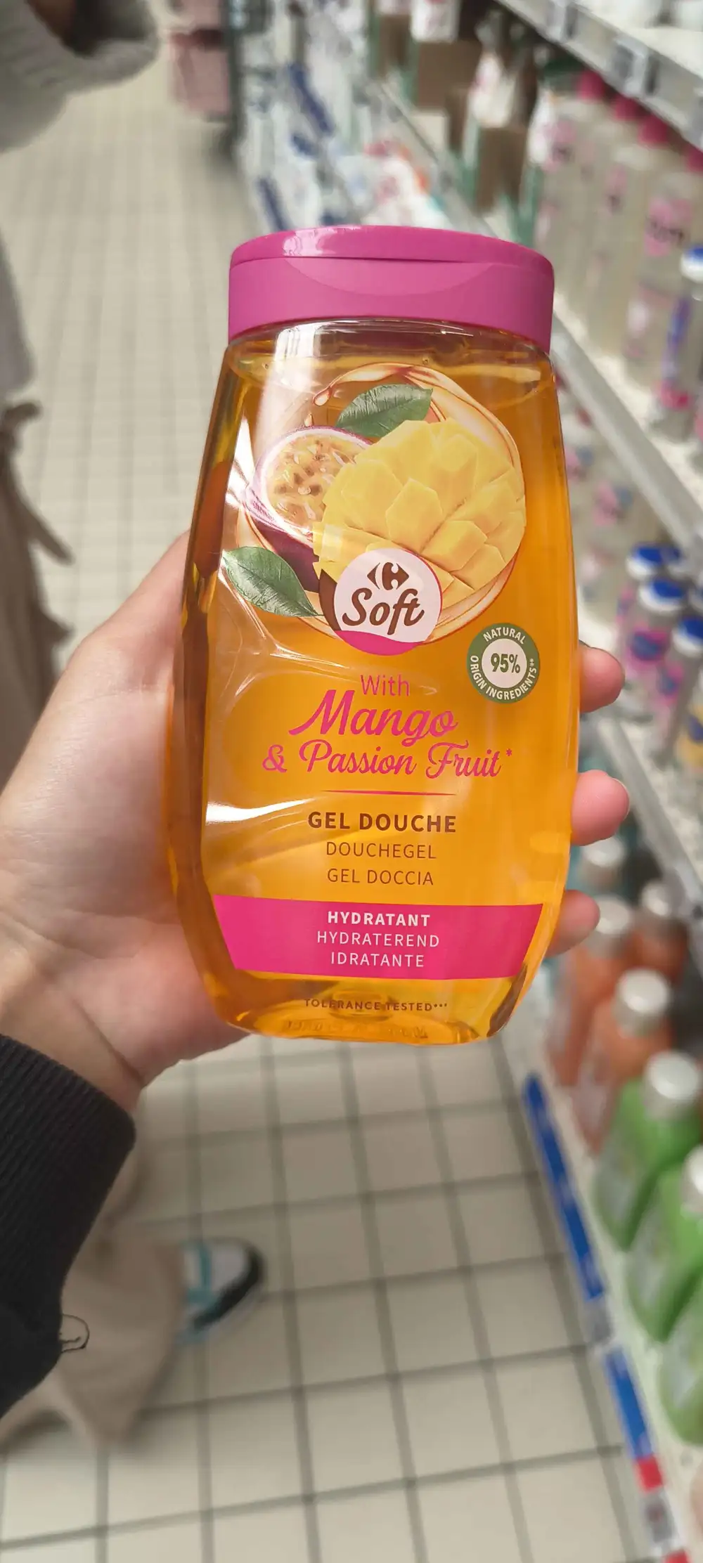 CARREFOUR - Soft mango & Passion fruit - Gel douche