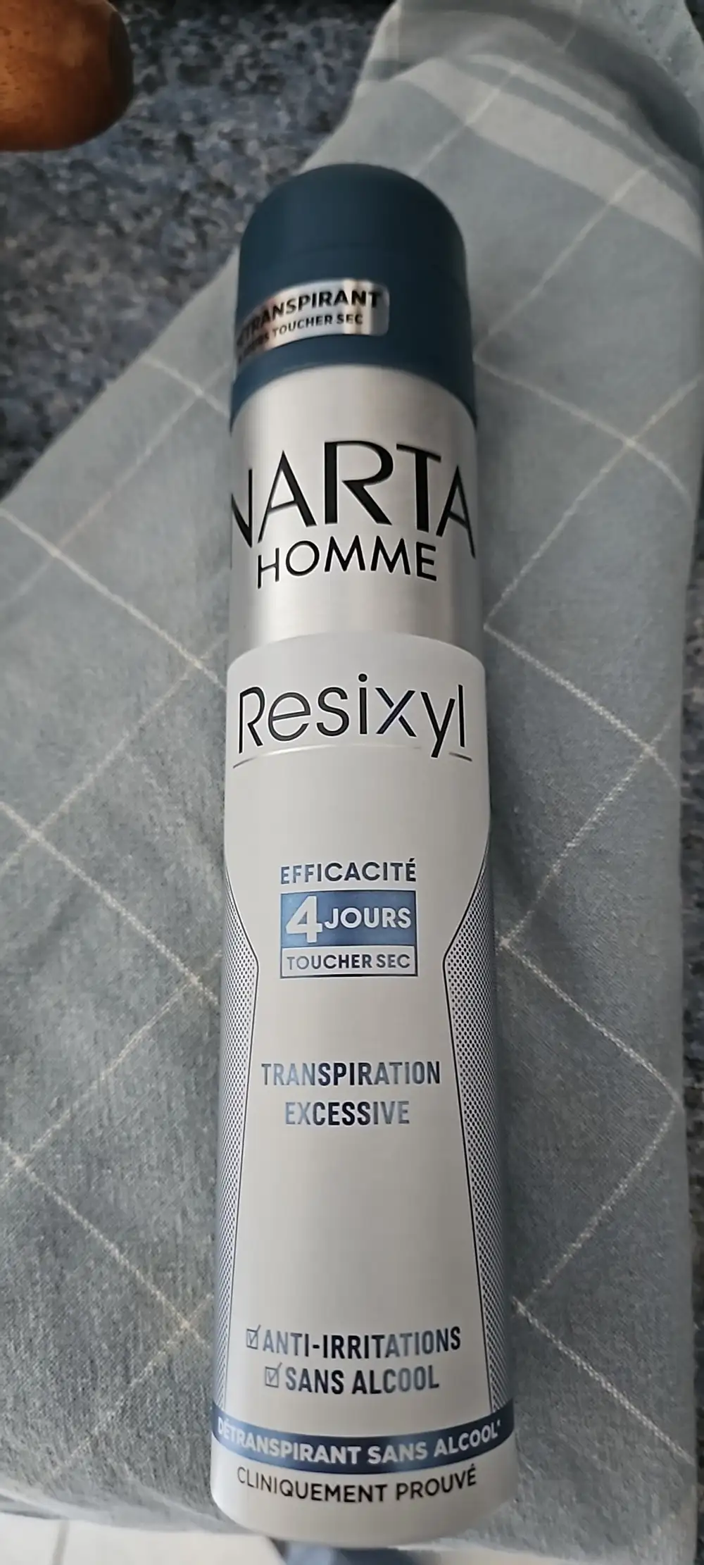 NARTA - Homme resixyl - Détranspirant sans alcool 4 jours