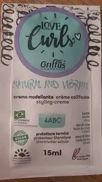 GRIFFUS - Love curls - Crème coiffante