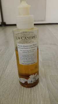 LA CANOPÉE - Abricot camomille amande - Huile douce aux fleurs démaquillante et nettoyante
