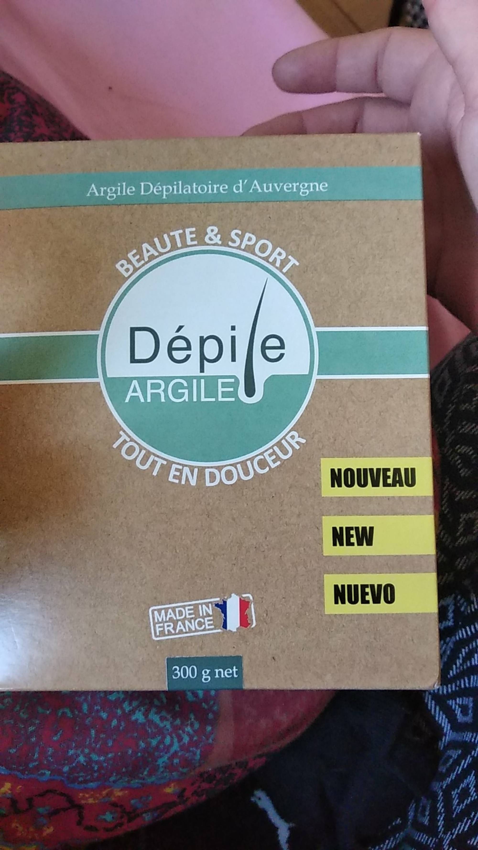 DÉPILE - Beauté & sport - Argile dépilatoire d'Auvergne