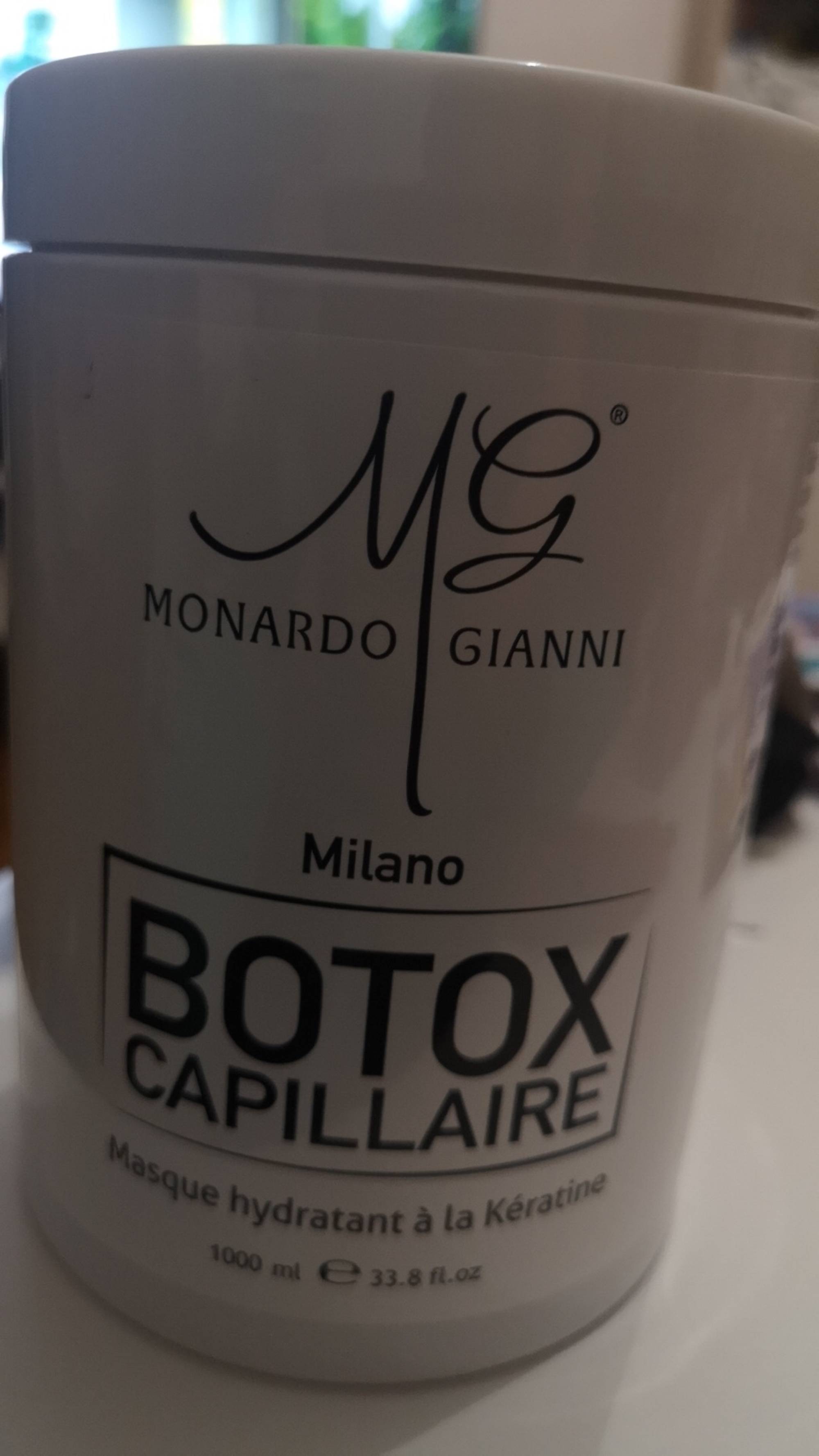 MONARDO GIANNI - Botox capillaire - Masque hydratant à la kératine