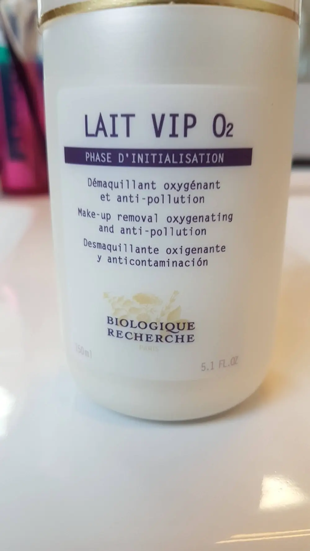 BIOLOGIQUE RECHERCHE - Lait vip O2 - Démaquillant oxygénant et anti-pollution