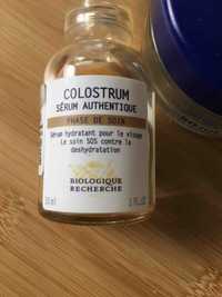 BIOLOGIQUE RECHERCHE - Colostrum - sérum authentique