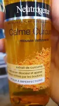 NEUTROGENA - Calme curcuma - Mousse nettoyante