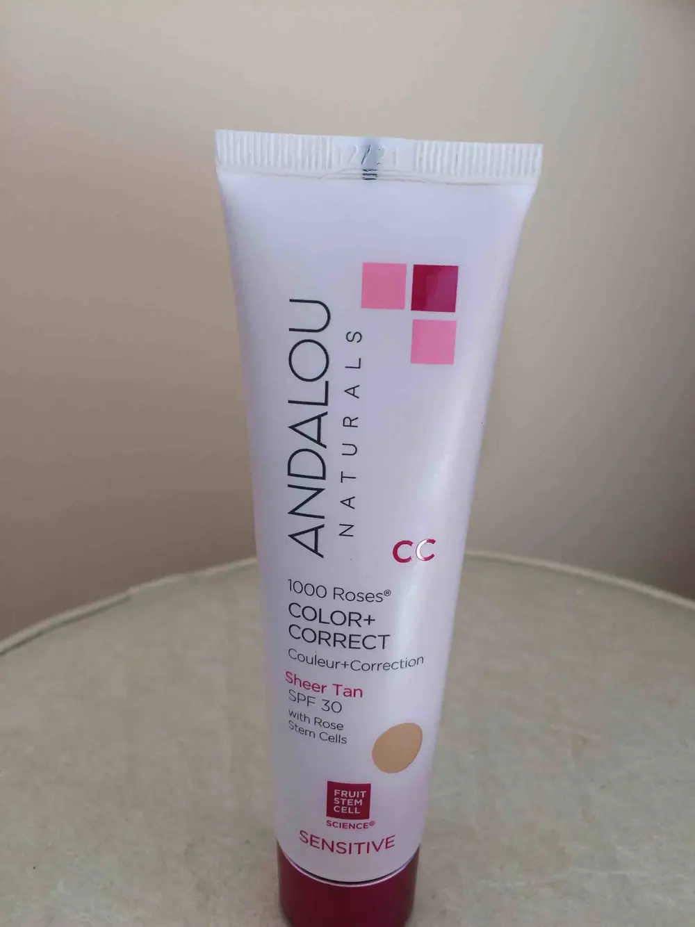 ANDALOU NATURALS - 1000 roses - Color + correct sheer tan SFP 30