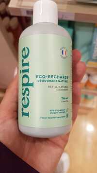 RESPIRE - Eco-recharge - Déodorant naturel Thé vert