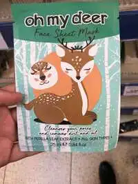 MAXBRANDS - Oh my deer - Face sheet mask