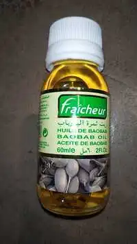 FRAÎCHEUR - Huile de baobab