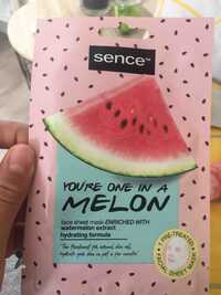 SENCE - You're one in a melon - Facial sheet mask