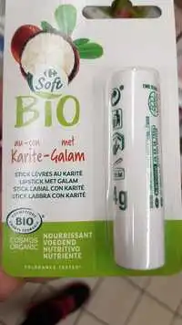 CARREFOUR SOFT - Stick lèvres au karité bio