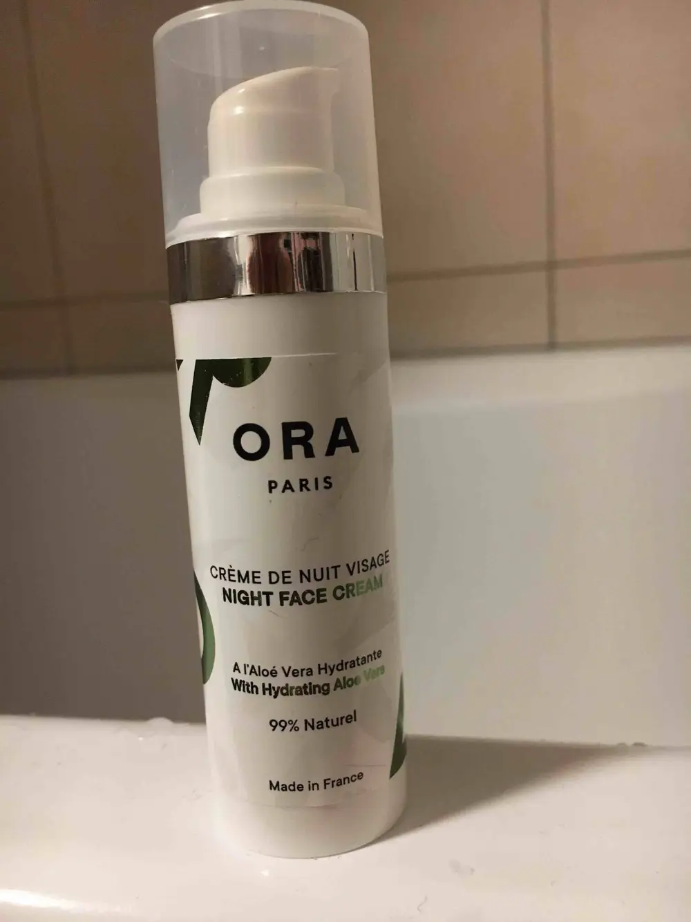 ORA PARIS - Crème de nuit visage à l'aloé vera