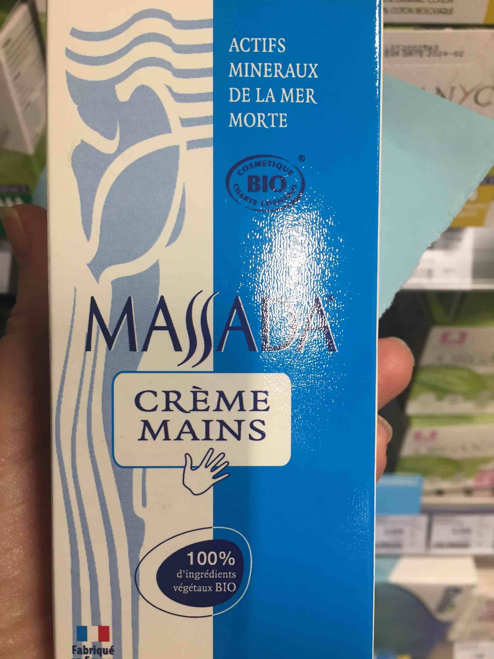 MASSADA - Crème mains