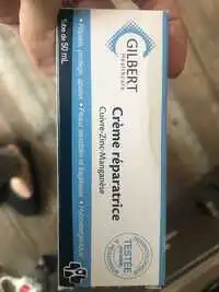 LABORATOIRE GILBERT - Crème réparatrice cuivre zinc manganèse