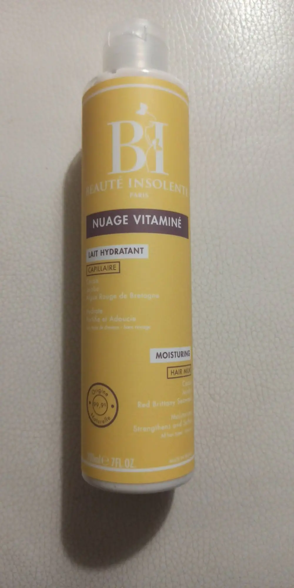 BEAUTE INSOLENTE PARIS - Nuage vitaminé - Lait hydratant capillaire