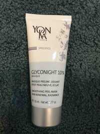 YONKA - Glyconight 10 % - Masque peeling lissant 