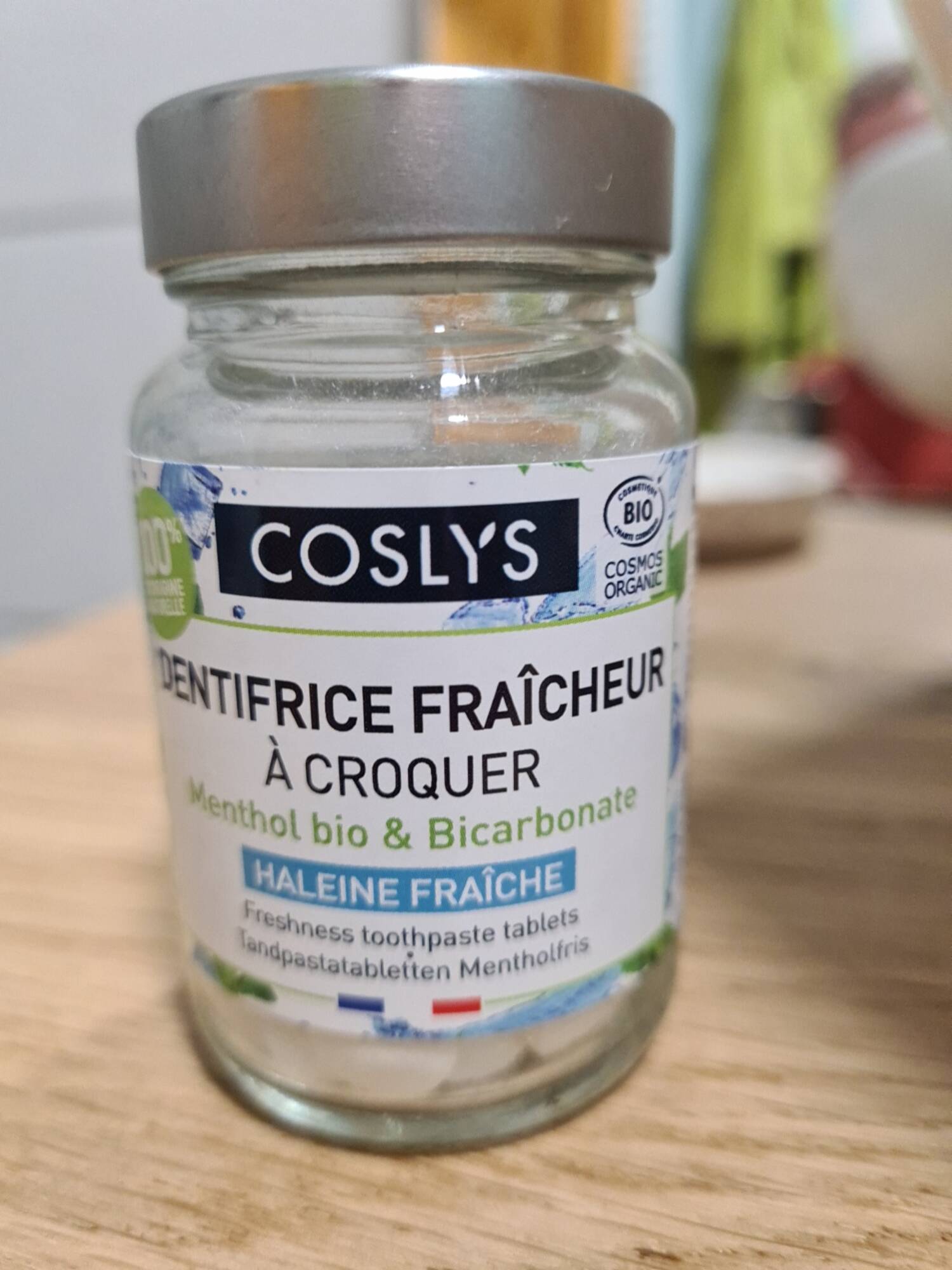 COSLYS - Dentifrice fraîcheur à croquer