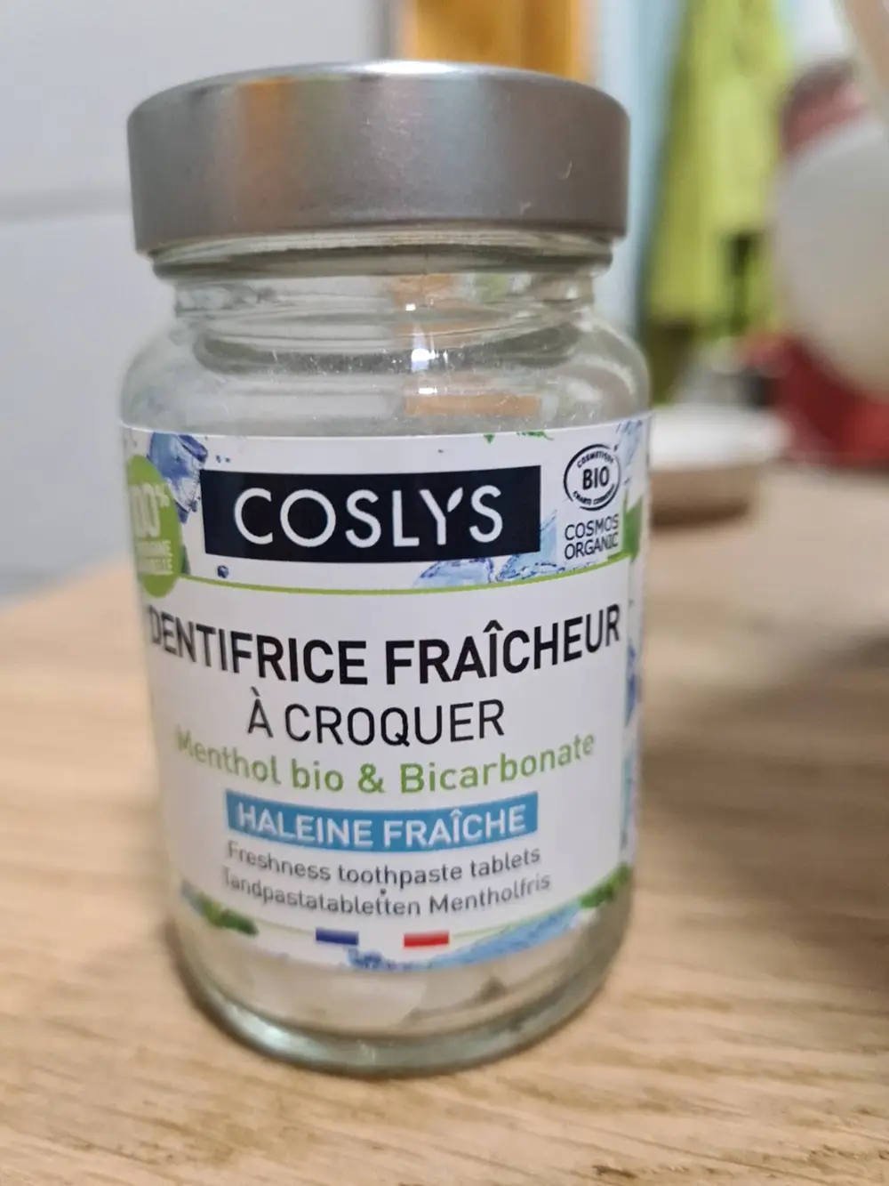 COSLYS - Dentifrice fraîcheur à croquer