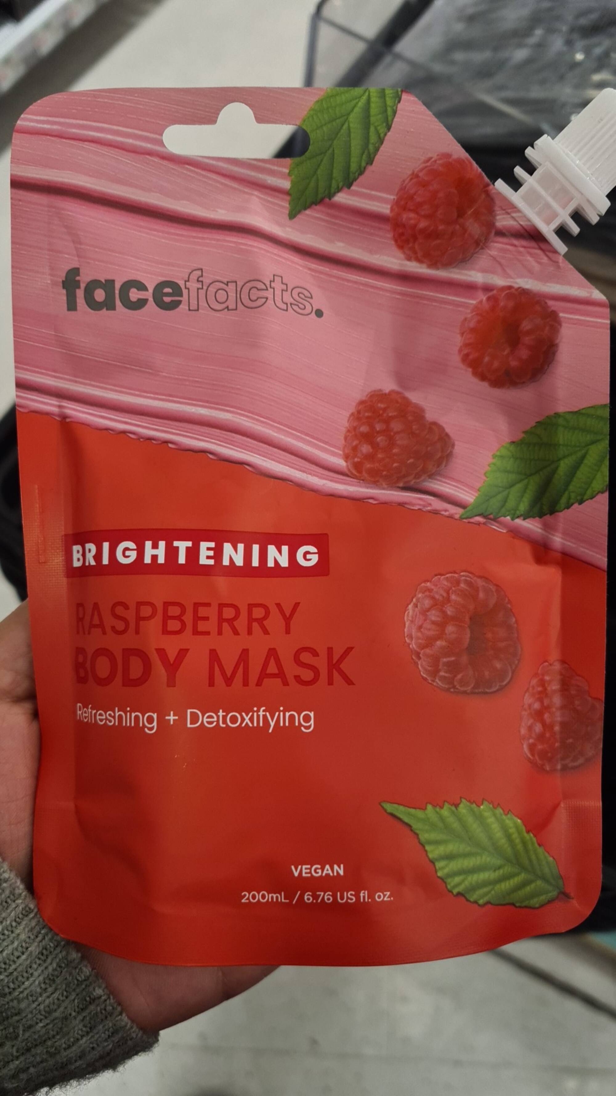 FACE FACTS - Brightening raspberry - Body mask