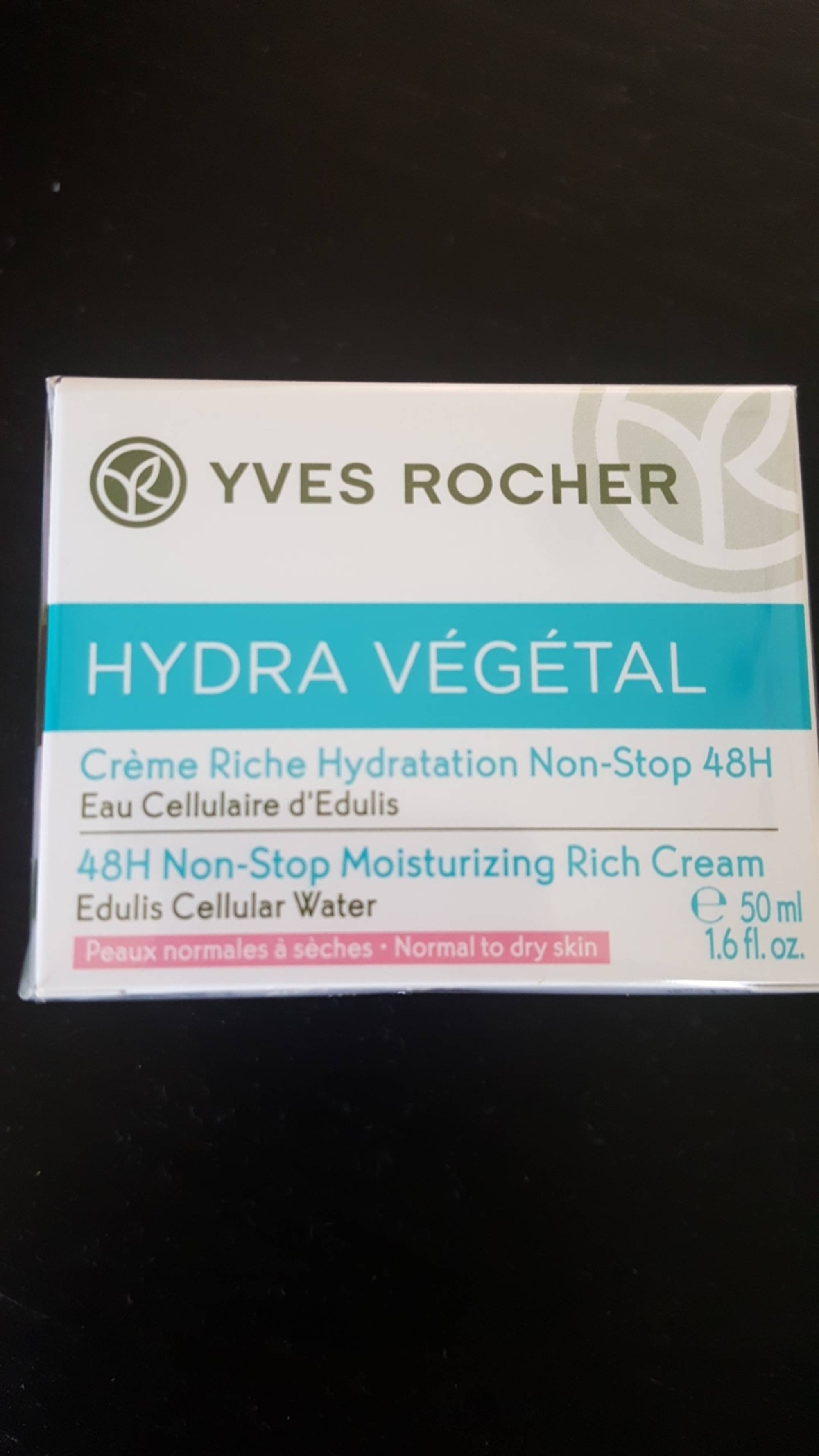YVES ROCHER - Hydra végétal - Crème riche hydratation non-stop 48H