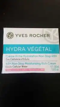 YVES ROCHER - Hydra végétal - Crème riche hydratation non-stop 48H