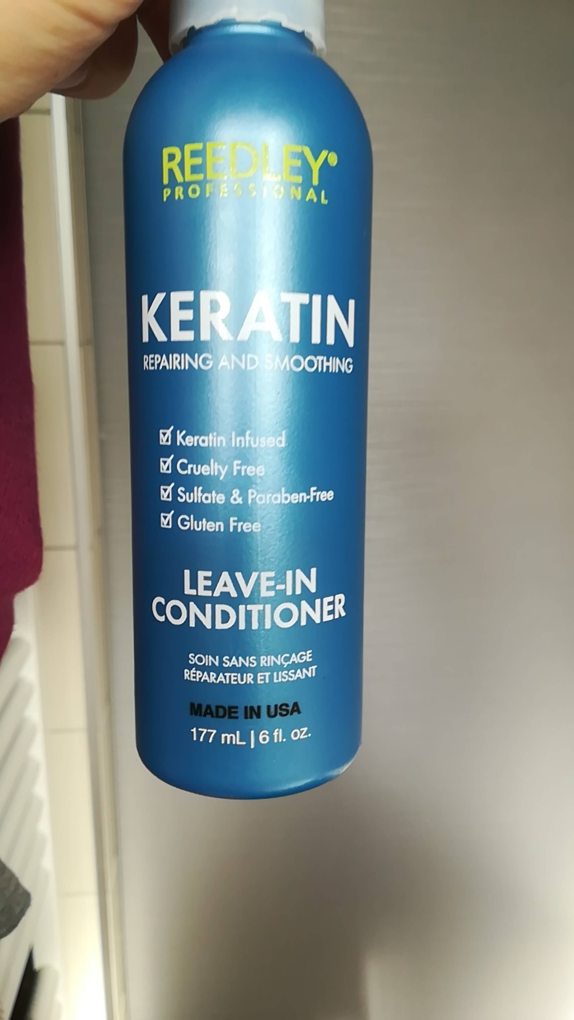 REEDLEY PROFESSIONAL - Keratin - Repairing and smoothing - Leave-in conditioner