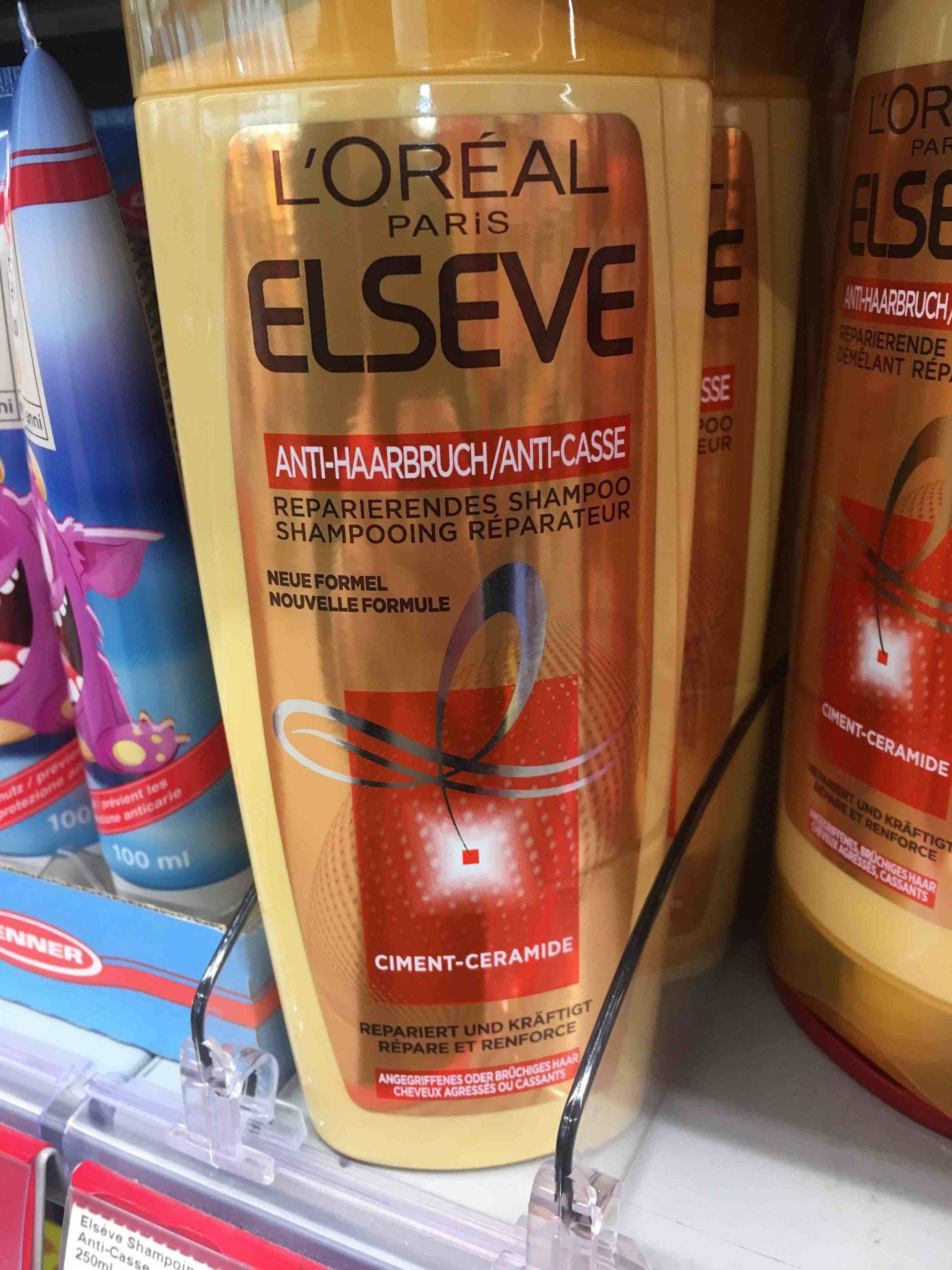 L'ORÉAL PARIS - Elsève anti-casse - Shampooing réparateur