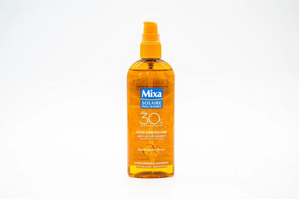 MIXA - Solaire peau sensible - Huile-soin solaire SPF 30