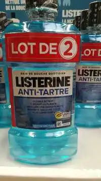 LISTERINE - Anti-tartre - Bain de bouche quotidien