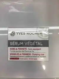 YVES ROCHER - Sérum végétal - Soin repulpant rides & fermeté 