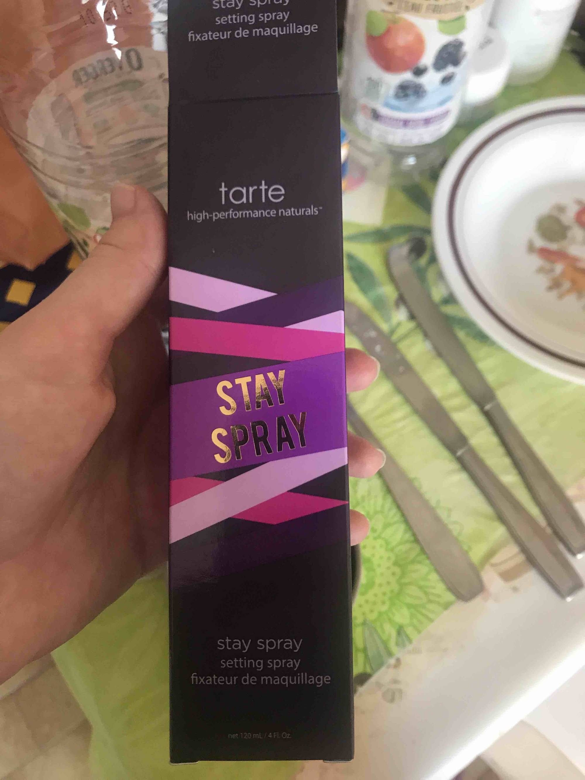 Tarte Shape Tape Stay Setting Spray Fixateur de Maquillage 120 mL 4 oz