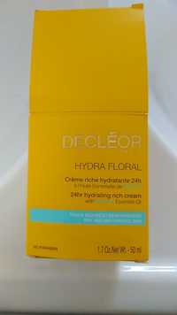 DECLÉOR - Hydra floral - Crème riche hydratante 24h à l'huile essentielle de néroli