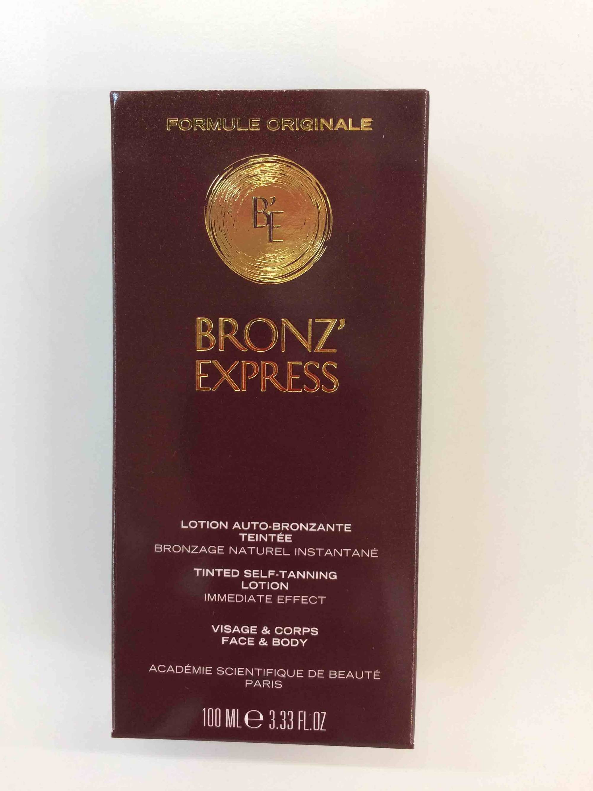 BRONZ'EXPRESS - Lotion auto-bronzante teintée