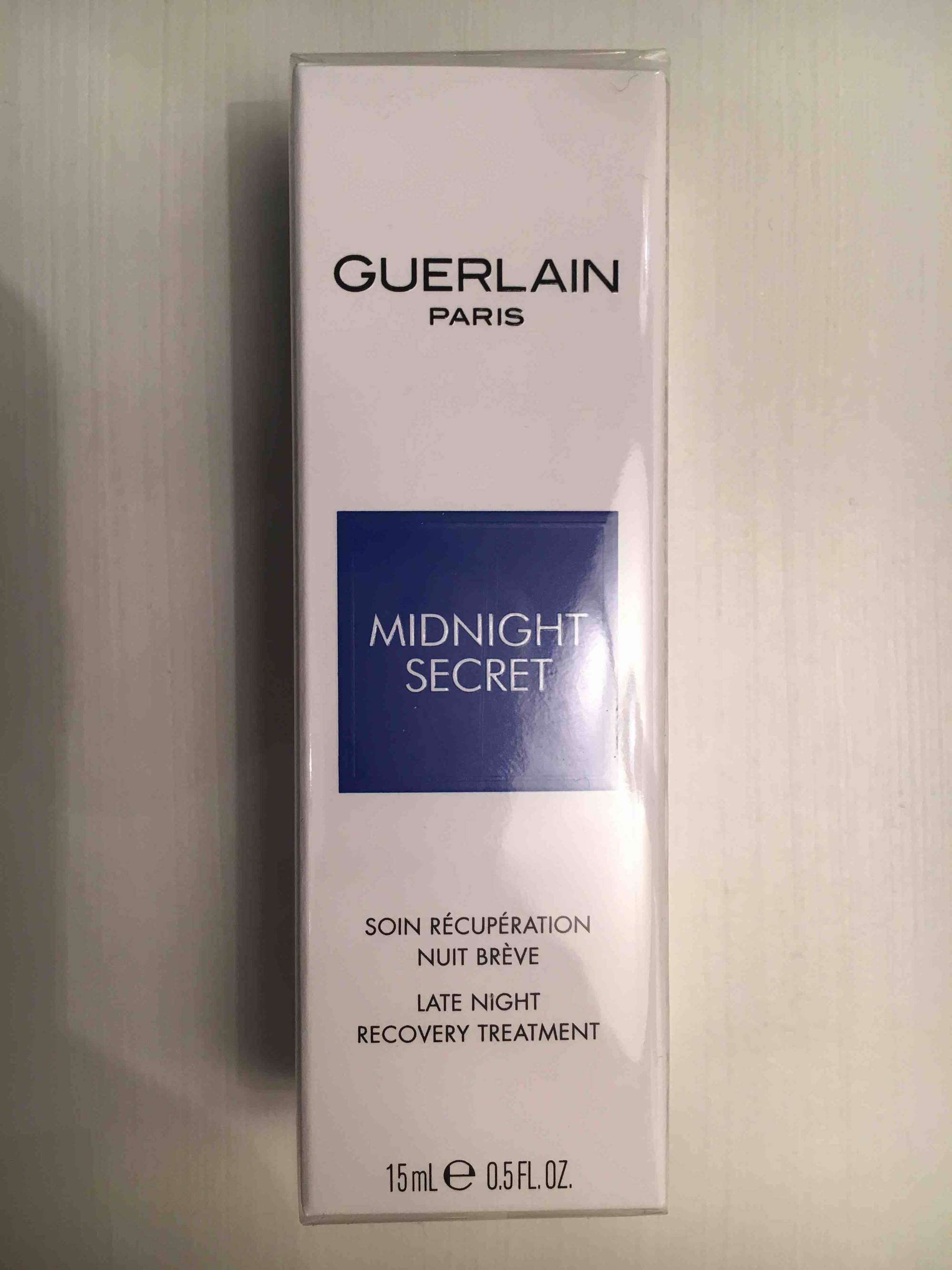 GUERLAIN - Midnight secret - Soin récupération nuit brève