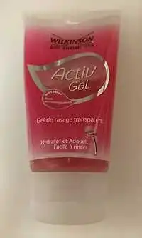 WILKINSON SWORD - Activ gel - Gel de rasage transparent