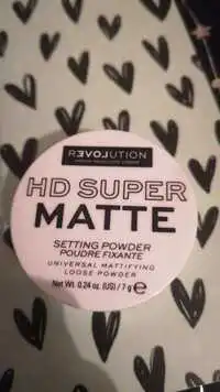 REVOLUTION - HD super matte - Poudre fixante 