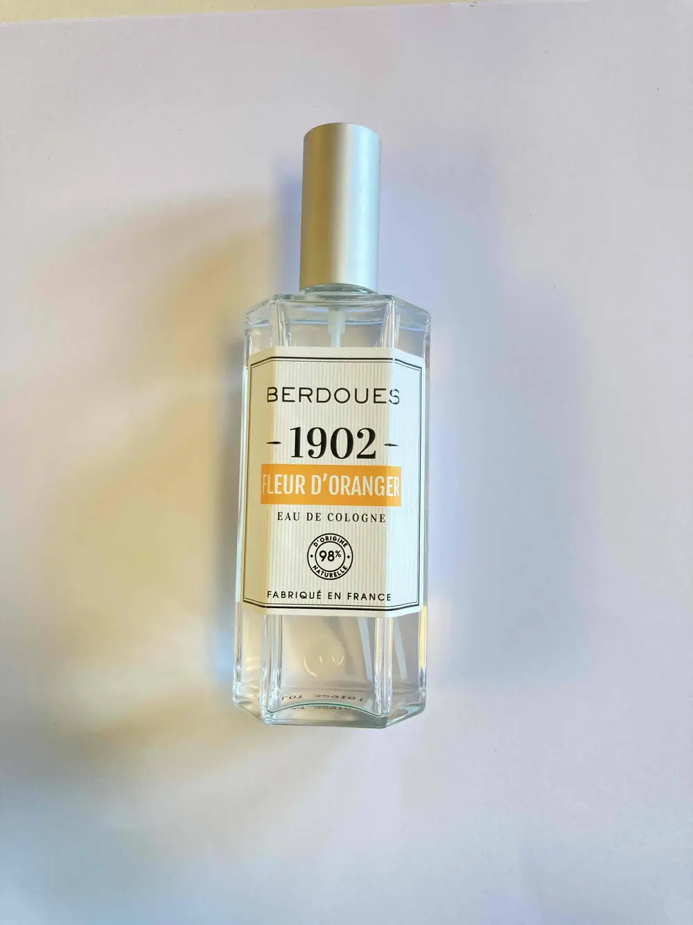 BERDOUES - Fleur d’oranger  - Eau de Cologne 