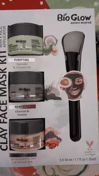 BIO GLOW - Clay face mask kit