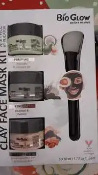 BIO GLOW - Clay face mask kit