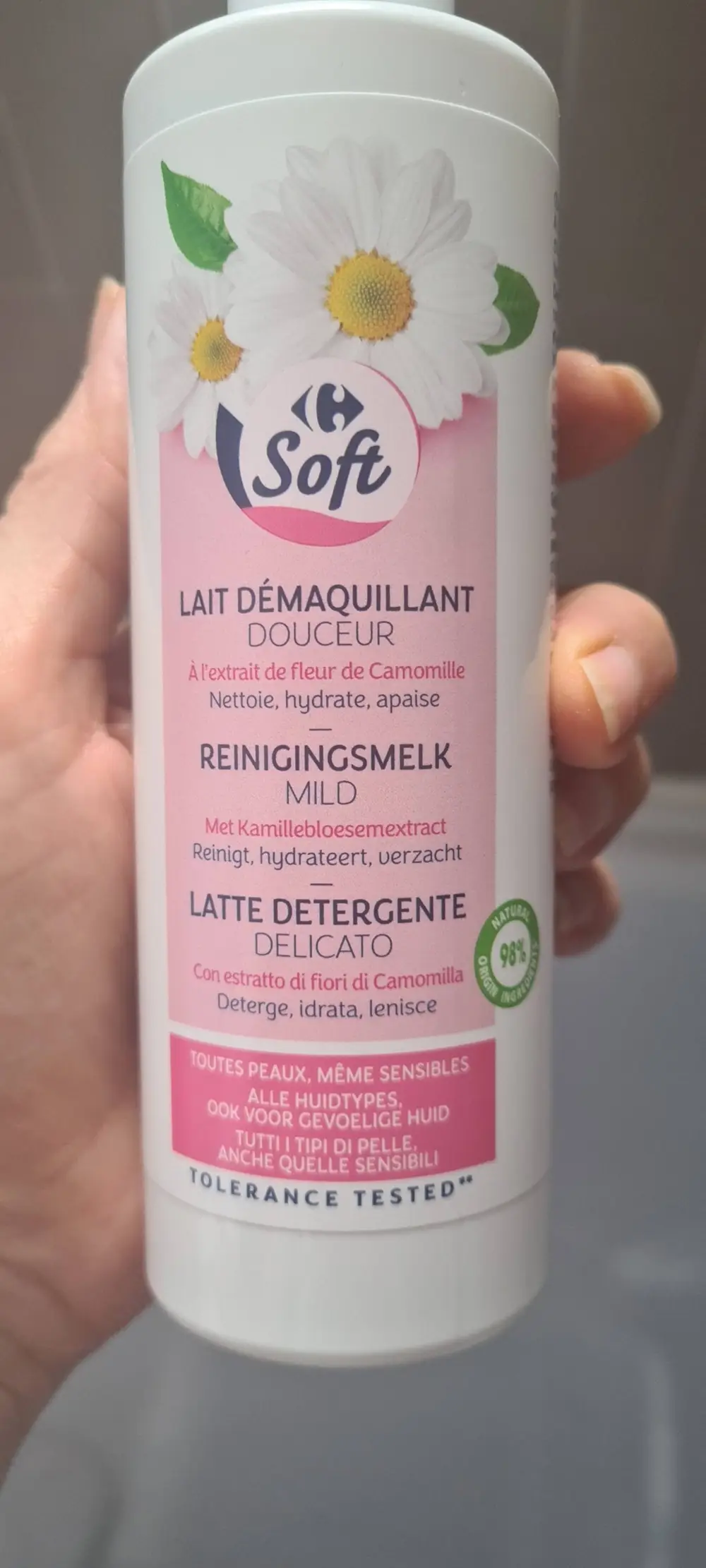 CARREFOUR - Carrefour soft - Lait démaquillant douceur